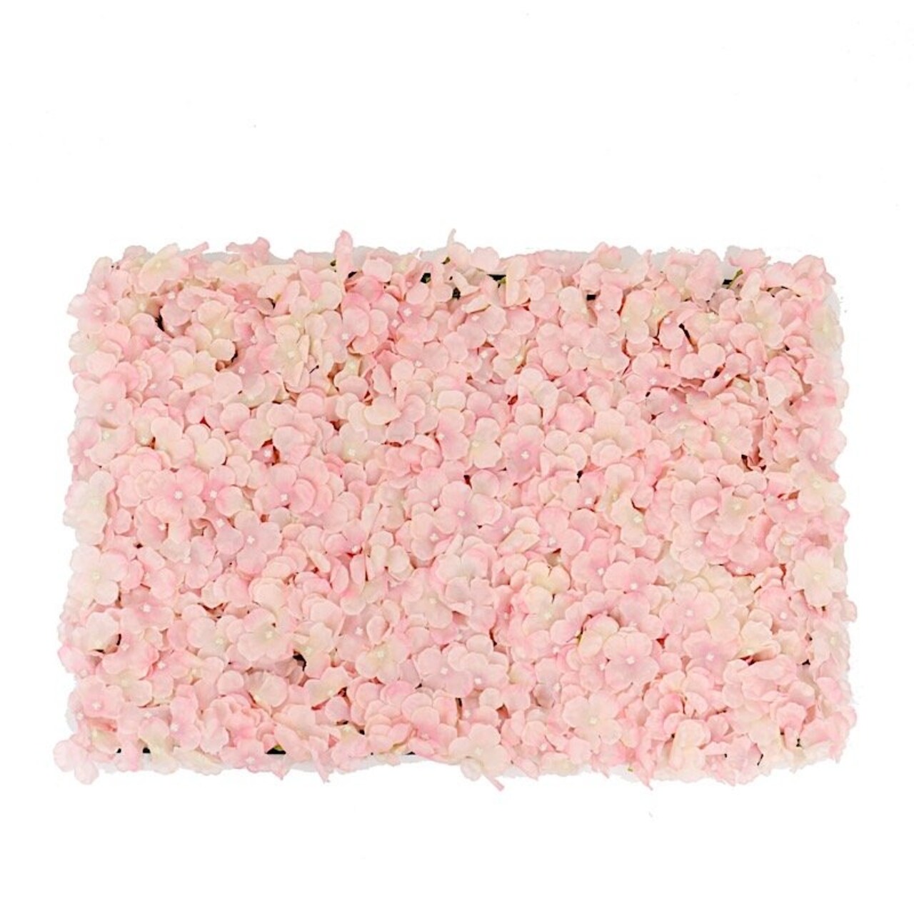 4PCS Silk Hydrangea Flower Wall Panel – UV Protected Artificial Floral Backdrop for Events & Décor (11 sq ft Coverage)